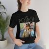 Ретро-стиль 1990-х Эркюль Пуаро Унисекс Футболка Эркюль Пуаро Унисекс Футболка