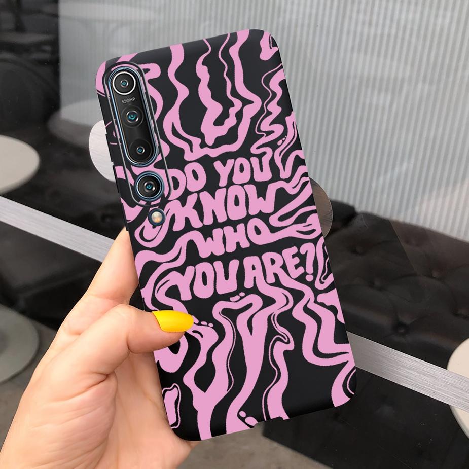 For Xiaomi Mi 10 5G Case Luxury Art Painted Cover Soft Silicone Phone Case For Xiaomi Mi 10 Pro 5G Mi10 Back Cover Bumper 6.67''