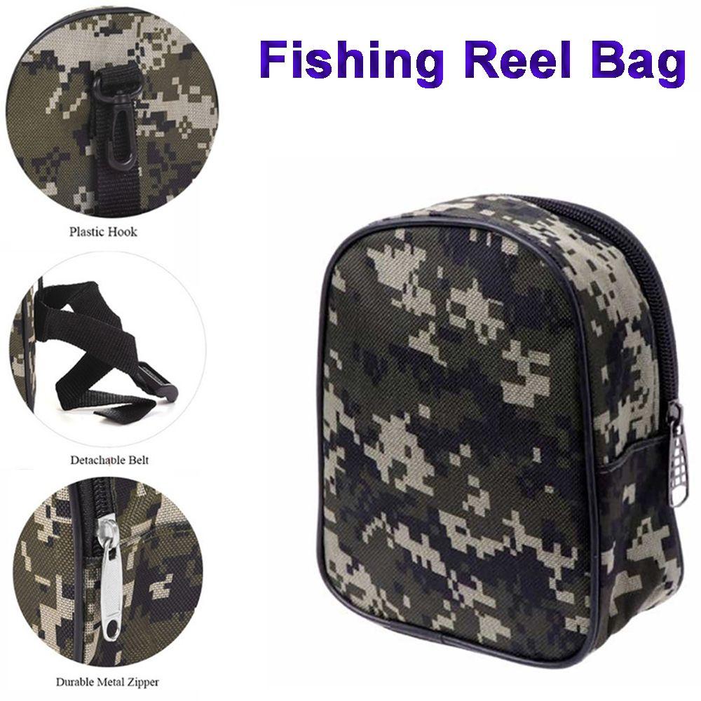 Outdoor Pocket Tackle Camouflage Sport Fishing Bag Fishing Reel bag Protective Case Storage Pouch