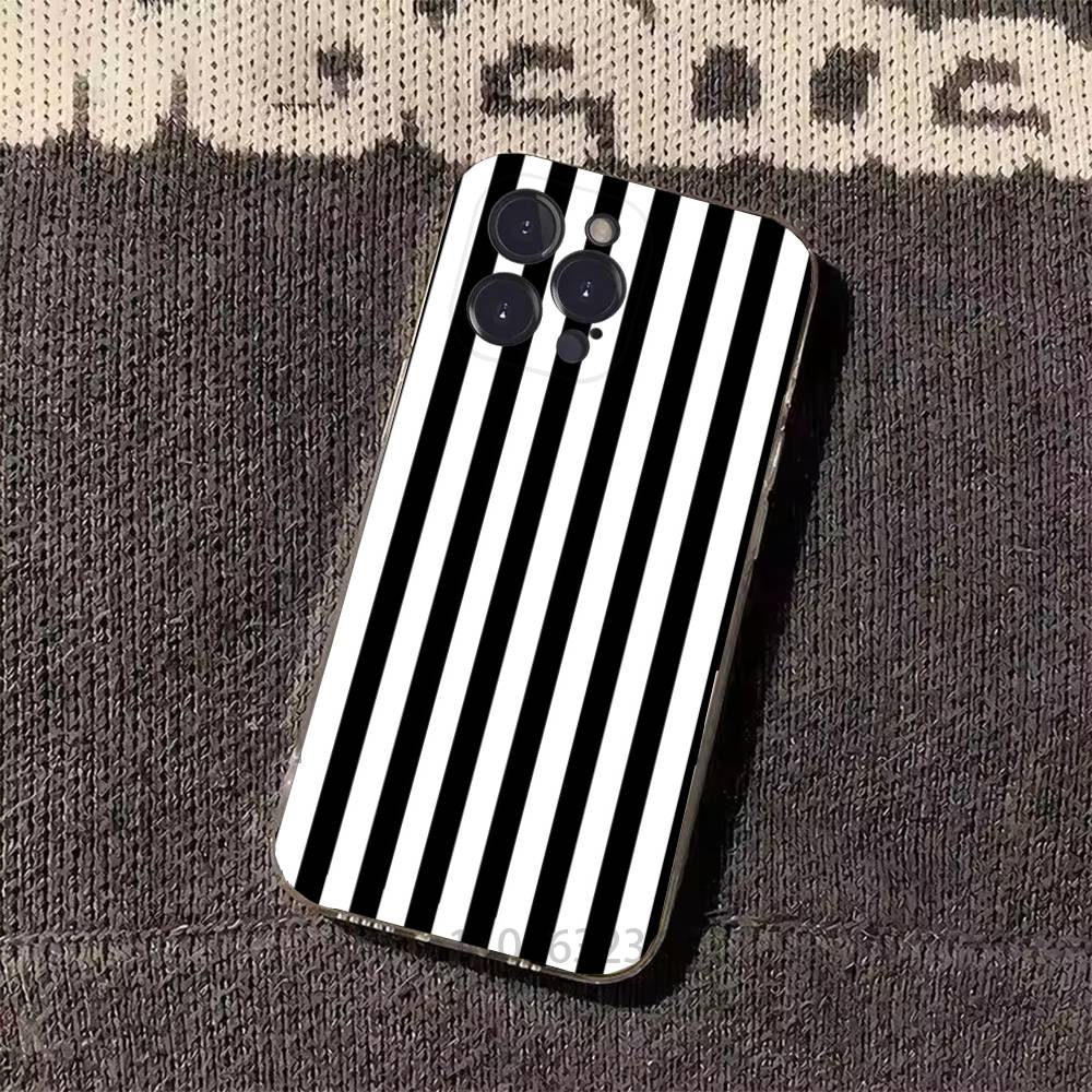 Красочные Минималистичные Полосатые INS Чехлы Для Телефона Для Пары На iPhone 17 16 15 14 13 12 11 Pro Max Plus Роскошная Защита Камеры Пластик