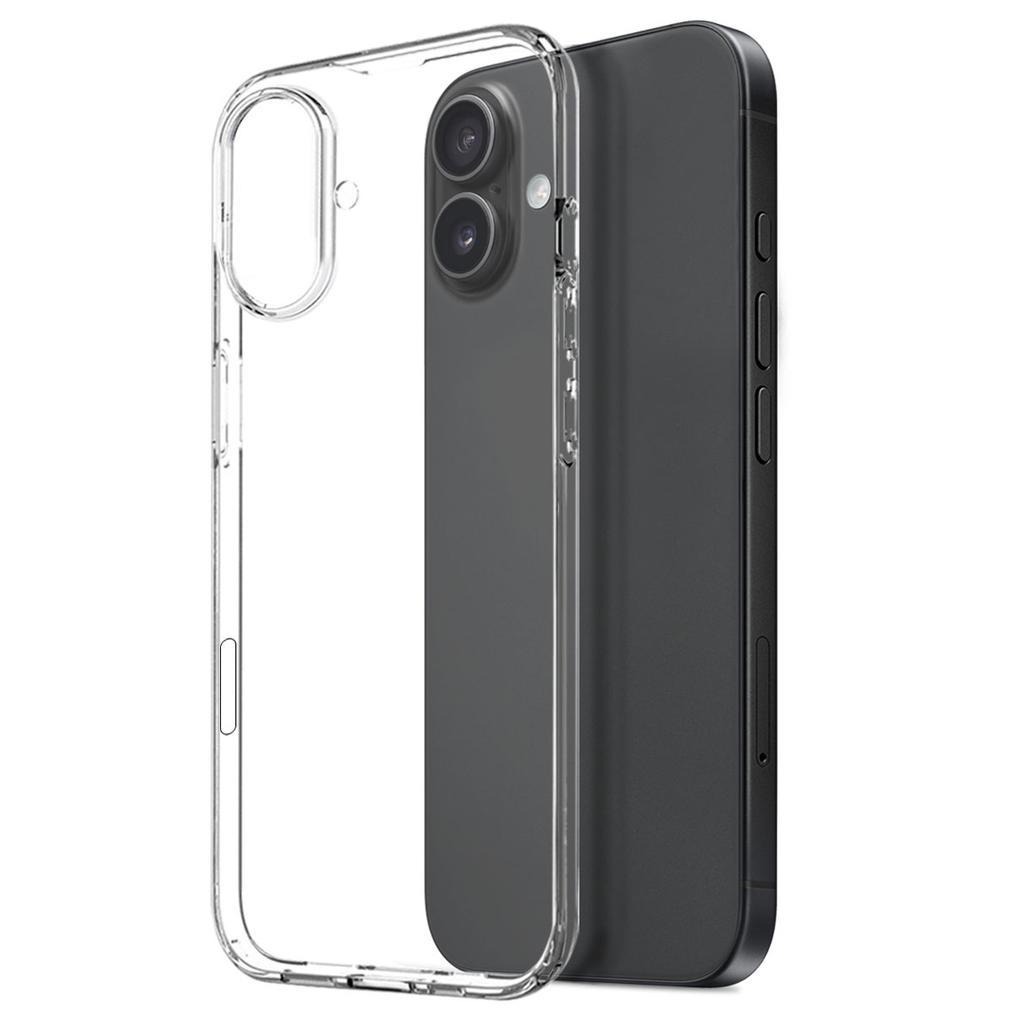 NORTHJO Чехол для iPhone 17 Мягкий ТПУ Прозрачный Чехол для телефона с Защитным стеклом для экрана