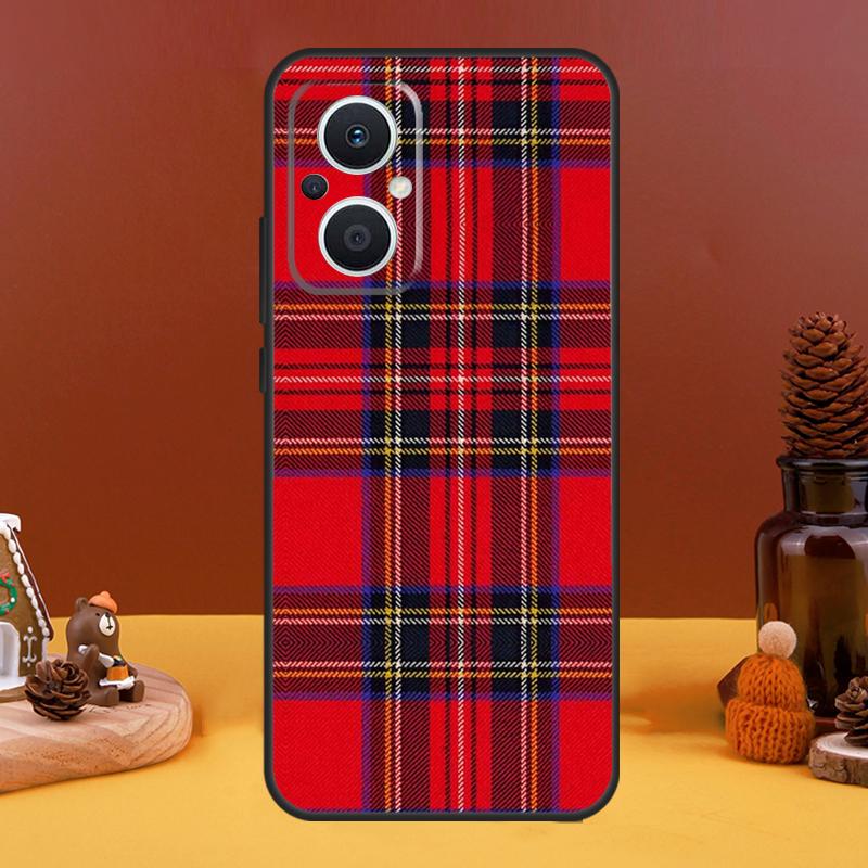 Чехол с узором в клетку тартана клана Стюарт для OPPO Reno 10 Pro 11 F 4 6 7 8 5 Lite 4Z 5Z 8T OPPO Find X6 Pro X5 X2 X3 Lite