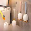 Silicone Duck Toilet Brush - Wall-Mount, No-Punch Design for Bathroom Cleaning