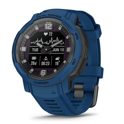 Instinct Crossover Dual Power Tidal Blue Suica совместимые с солнечной зарядкой совместимые прочные уличные GPS-часы умные часы [подлинные японские P