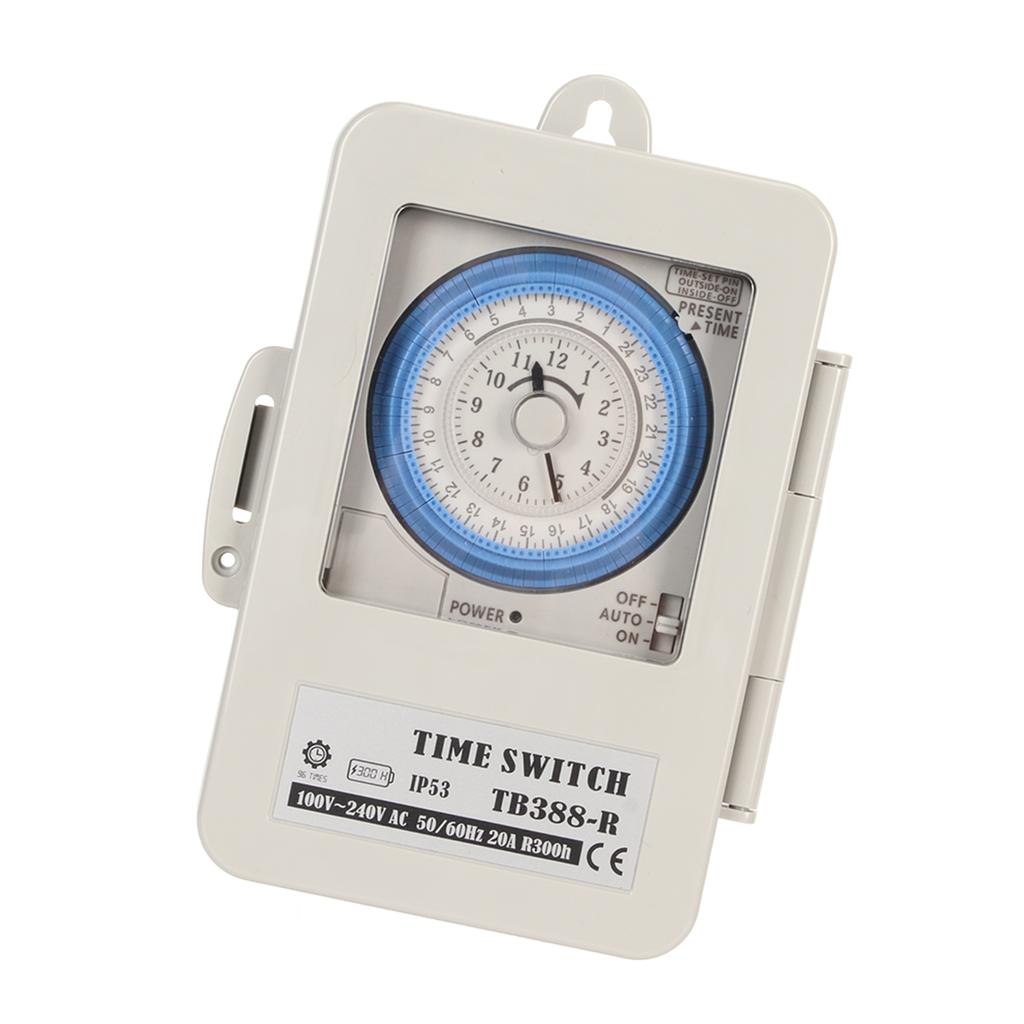 Mechanical Time Switch Multi Function Timer Control Switch for Home Kitchen 100‑240V AC