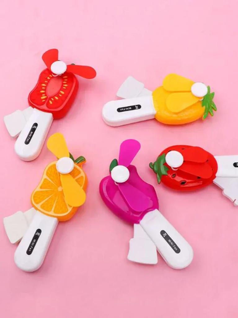 Милый вентилятор Летний мультяшный ручной вентилятор С ручным нажатием Мини портативный Маленький ручной охлаждающий вентилятор для ребенка Взрослого Кемпинга Отдыха на открытом воздухе Дома