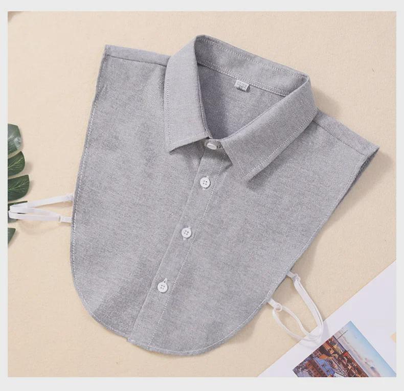 Unisex Pointed Collar Detachable Shirt Collar - Autumn Style