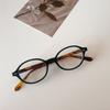 Ретро Овальная Оправа Миопия Анти-Синий Свет Очки Милая Крутая Девушка Черно-Белые Очки Ретро Простые Женские