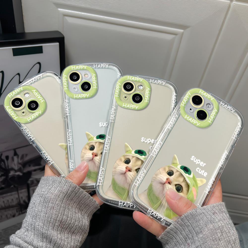 Mobile Phone Cases for iPhone 11 13 XR 15 Pro Max 12 14 Pro Max Case iPhone 16 7 Plus 8 Plus XS Max Cartoon Pattern Anti-drop Protection Shockproof