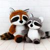 Подарок Мультяшный Енот Плюшевая Подушка Мягкие Игрушки Кукла Енот Набивные Игрушки Енот Плюшевая Игрушка