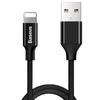 Baseus Yiven 1.2M Braided Lightning Cable, Black