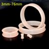 2pcs Supersize Flexible Silicone Double Flared Ear Tunnel Plug Ear Piercing Flesh Tunnel Ear Gauge Expander Stretchers Piercing