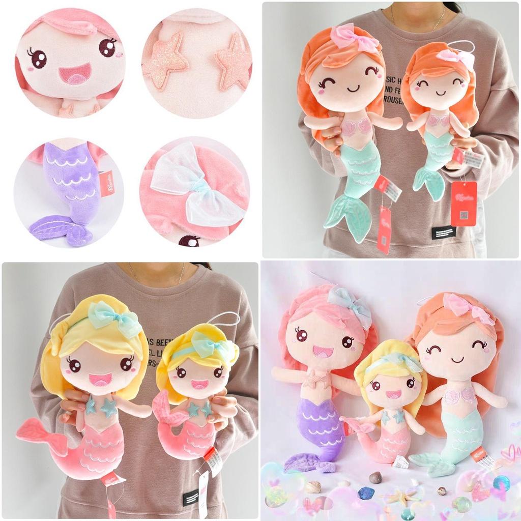 Beautiful Mermaid Princess Stuffed Animal Toy With Vibrant Colors