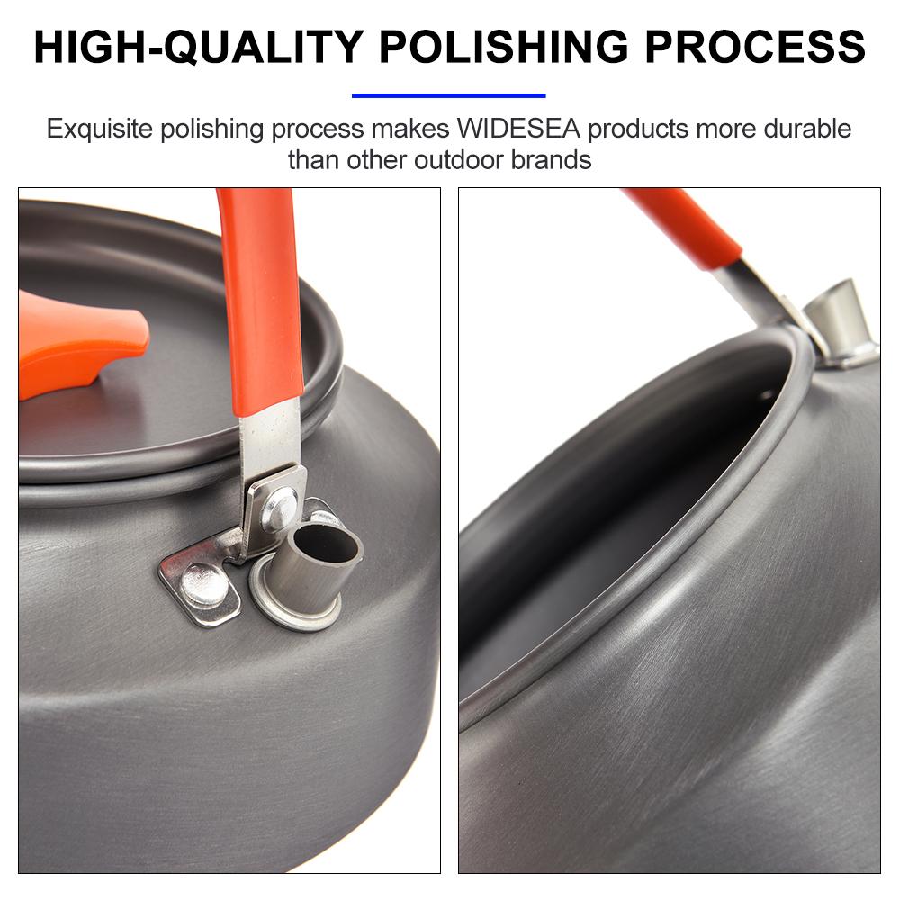 1,1 л, 2 л, 1,5 л, походный чайник для воды, уличный чайник для кофе, посуда, набор для пикника, оборудование, посуда, туристическая посуда