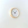 KATOMOKU muku clock 13 Hinoki Wall Continuous Second 30cm km-104HI Clock, Hand, (Radio-controlled)