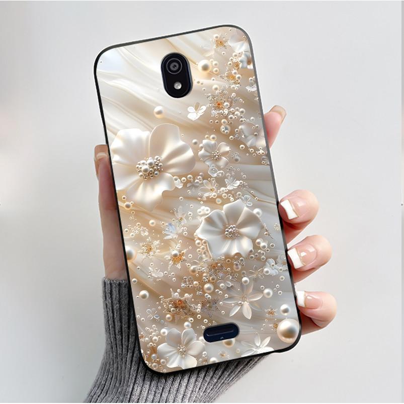 For Nokia C100 TA-1484 Case Luxury Fashion Butterfly Flowers Black Soft Silicone Cover For Nokia C100 C 100 NokiaC100 Phone Case