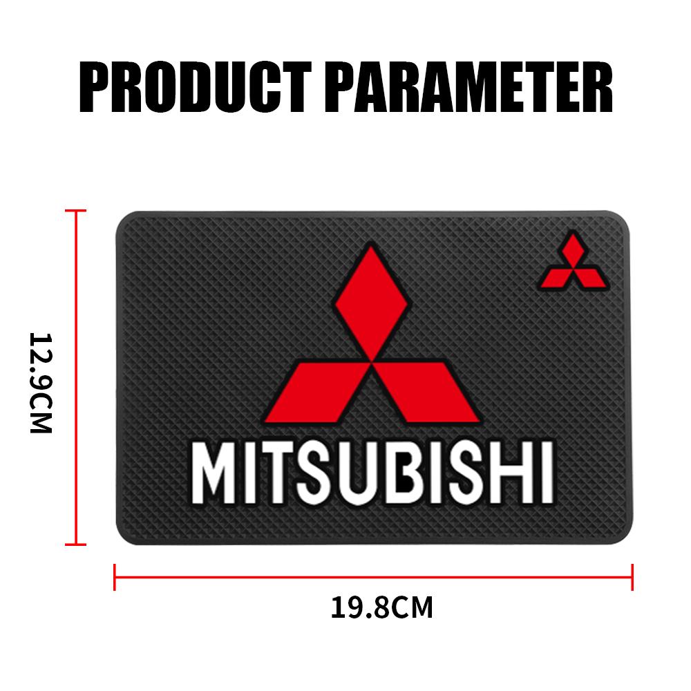 Car Panel Anti Slip Mat Sticky PVC Anti-slip Pads For Mitsubishi 9 Ralliart X EX L200 Colt Outlander Pajero Lancer Eclipse Cross