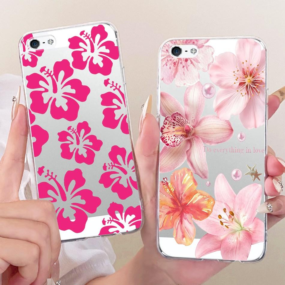 Для iPhone 5 5 SE (2016) 4 4s Новый Простой Стиль Чехол Для Телефона Для iPhone5 iPhone4 Прозрачный ТПУ Мягкий Силиконовый Чехлы