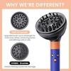 Совместимая насадка для волнистой укладки и диффузор для Dyson Airwrap HS01/HS05
