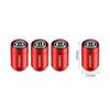 UPVD5 4PCS 3D Metal Tire Valve Caps Car Tyre Air Stems Cover Decorate For KIA Sportage Rio Ceed Picanto K5 K9 Sorento Accessories