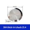 Clamp 304 Stainless Sanitary Tri-Clamp Blind Cover End Cap Home Brew Wine Ferrule Od 25.4-51Mm