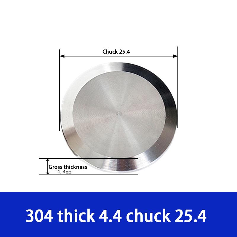 Clamp 304 Stainless Sanitary Tri-Clamp Blind Cover End Cap Home Brew Wine Ferrule Od 25.4-51Mm