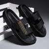 New Slippers Men Wear Summer Thick Bottom Home Sports Beach One Word Men's Cool Slippers Men