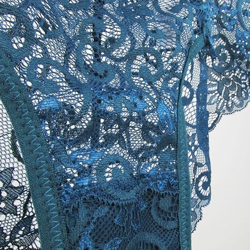 Embroidered Lace Panties Transparent Sexy Low Waist Underwear Ladies Girls Soft Breathable Briefs