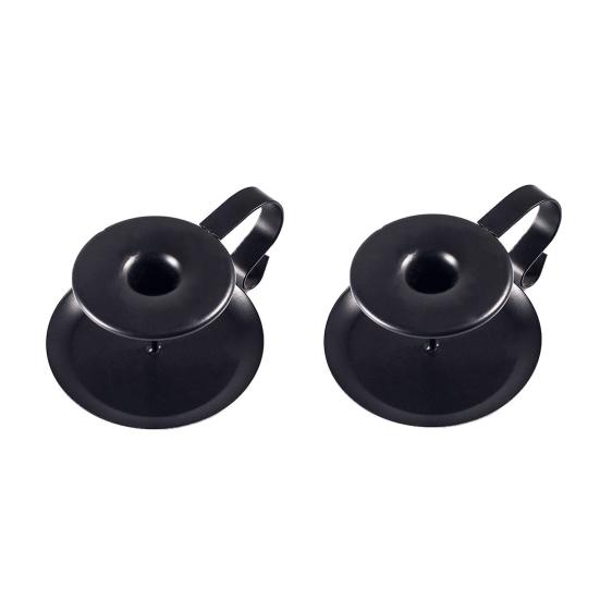 2 шт. Железный подсвечник для конических свечей с ручкой, винтажный металлический подсвечник для дома, гостиной