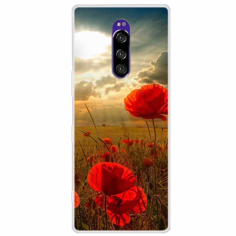 Чехол для Sony Xperia 1 Роскошные Животные Прозрачная Крышка для Sony Xperia1 XZ4 SO-03L SOV40 J8110 J9150 J8170 Корпуса Чехлы для Телефона