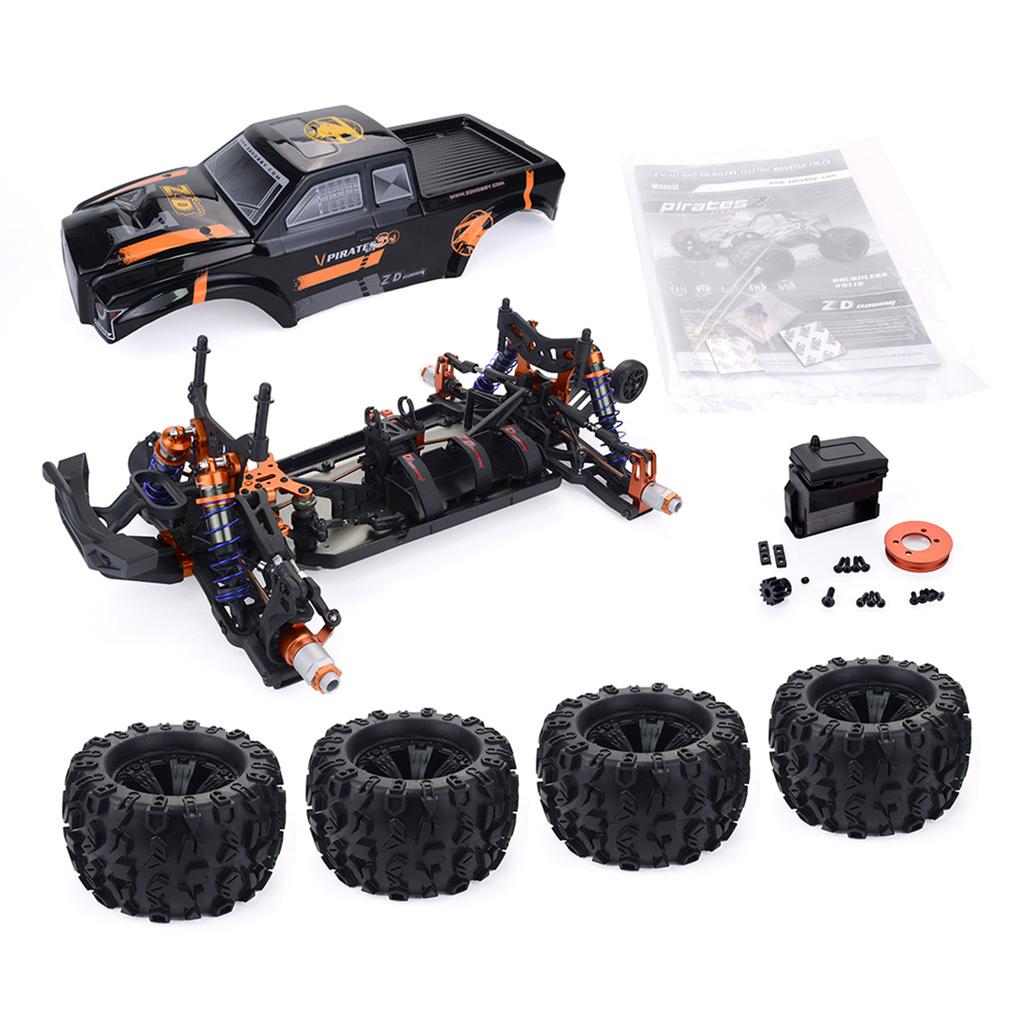 1/8 ZD Racing MT8 9116 V4 RC Car 4WD RTR Brushless Electric Truggy 2.4G 90km/h Monster Truck Buggy Off-road Truggy Vehicle