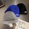 Solid Color Ntrx Letter Pattern Knit Beanie With Warmth For Winter Casual Wear
