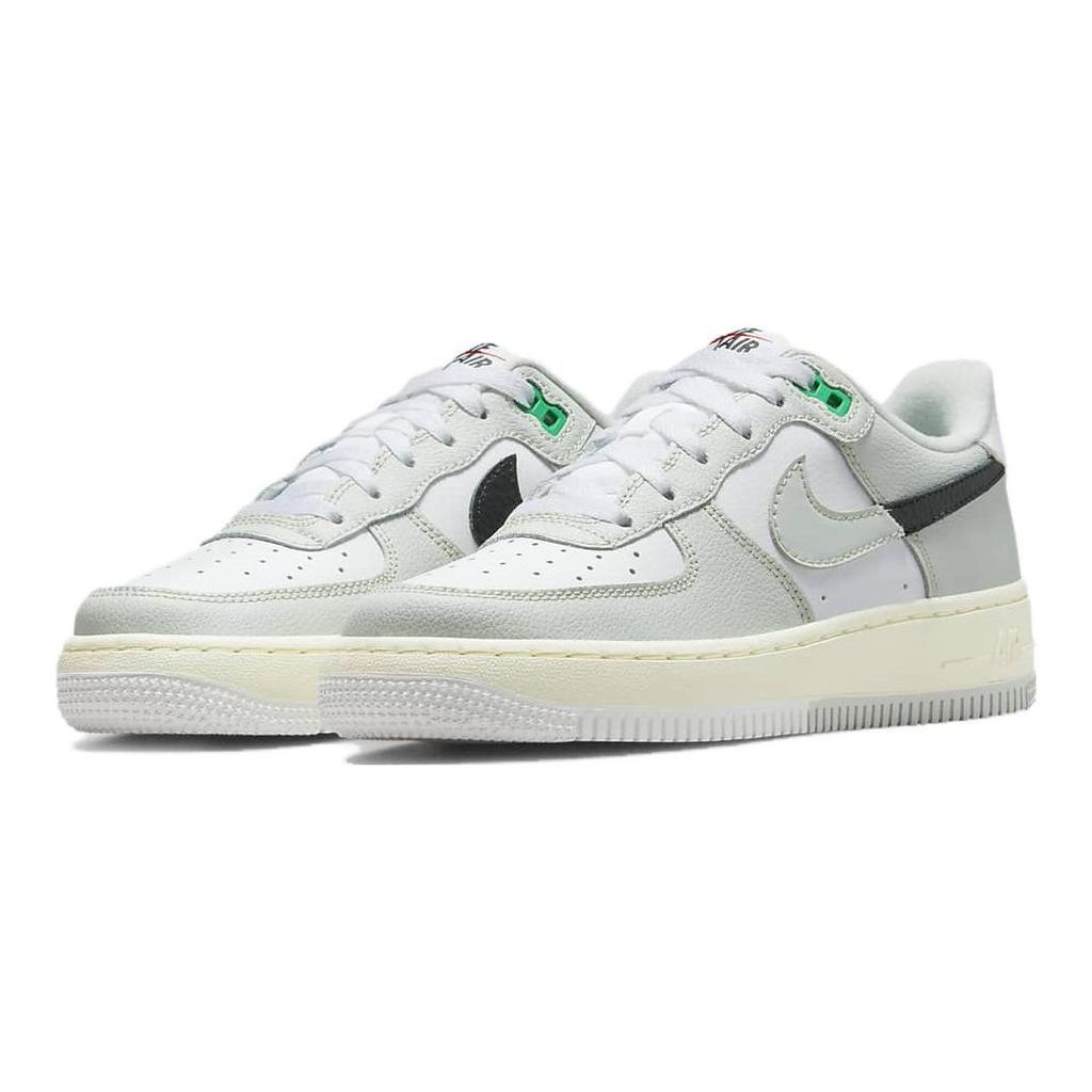 Nike Air Force 1 LV8 2 GS Split - Светло-серебристые детские кроссовки Серый Черный Белый DZ2660-001