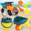 5/6 Pcs Baby Beach Toys Set Summer Beach Play Cart And Bucket Set Children Sandbox Set Sand Dredging Tools Kids Toys