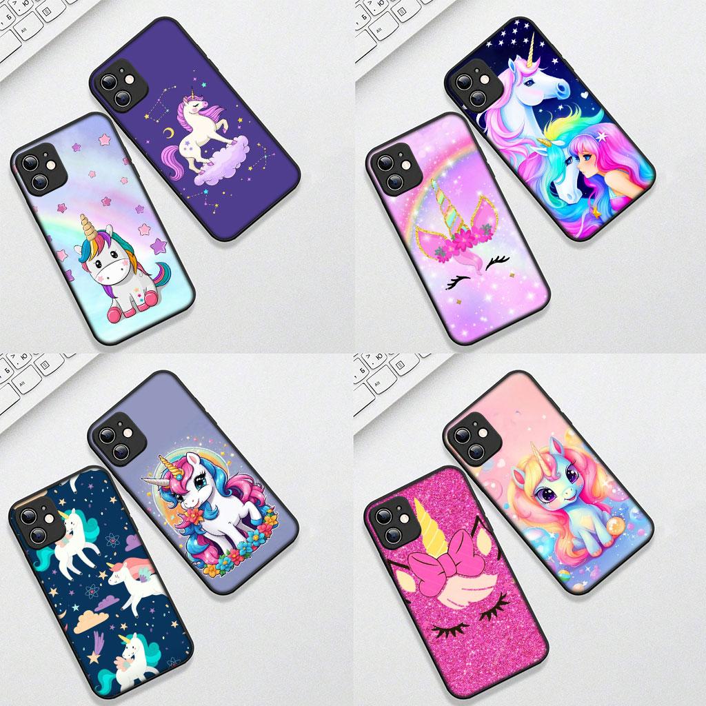 Cover for Motorola Moto Edge 50 30 Fusion 40 NEO Ultra Pro E14 G20 E15 G35 G84 G13 G53 Phone Case Anime Unicorn Cartoon Horse