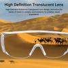 Splash Protective Goggles Dust and Wind Protective Glasses Reinforced PC Mirror Lightweight and Comfortable Resistant To UV Rays