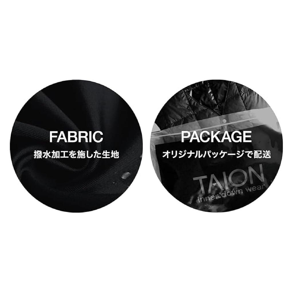 Taion Унисекс Милитари Двусторонняя Куртка Боа 2XL Непуховая Высокий Воротник R102ZBNDML-1 Черный/Кремовый