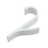 2/4/6/10 Pcs Kitchen Storage Racks Home and Decoration Hook Bathroom Clear Hanger Clips White Heated Towel Hook Hooks Garden