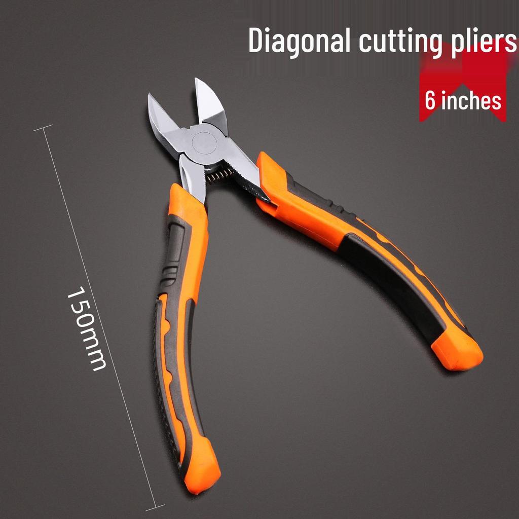 Промышленные плоскогубцы Tiger: Многофункциональные кусачки и плоскогубцы с острым носом для электриков