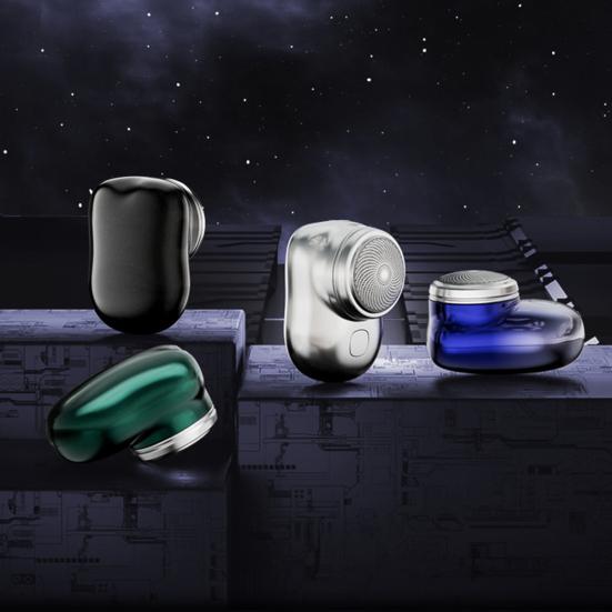 1 комплект, портативная мини-бритва для мужчин, перезаряжаемая от USB, влажная, сухая, малошумная, высокоскоростная электрическая бритва, набор