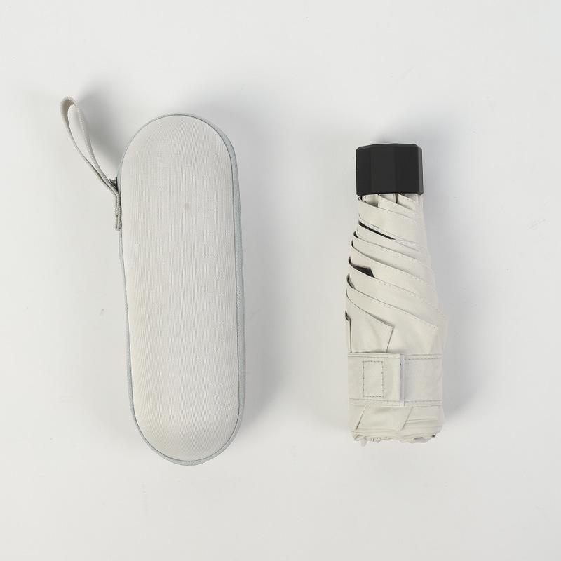 Компактный зонт двойного назначения с УФ-защитой от солнца и дождя, портативный складной солнцезащитный козырек с принтом