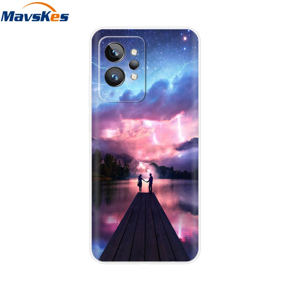 Для Realme GT2 Pro 5G Чехол Милый Конфетный Чехол Ударопрочный RealmeGT 2 Pro Силиконовый ТПУ Мягкий Чехол Для Oppo Realme GT2 GT 2 Pro