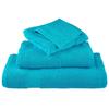 VidaXL Serviettes de toilette premium SOLUND 10 pièces Turquoise 30 x 30 cm 600 g/m² 137445