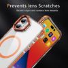 Прозрачный чехол для iPhone 17 с крышкой-подставкой для объектива, совместимый с MagSafe
