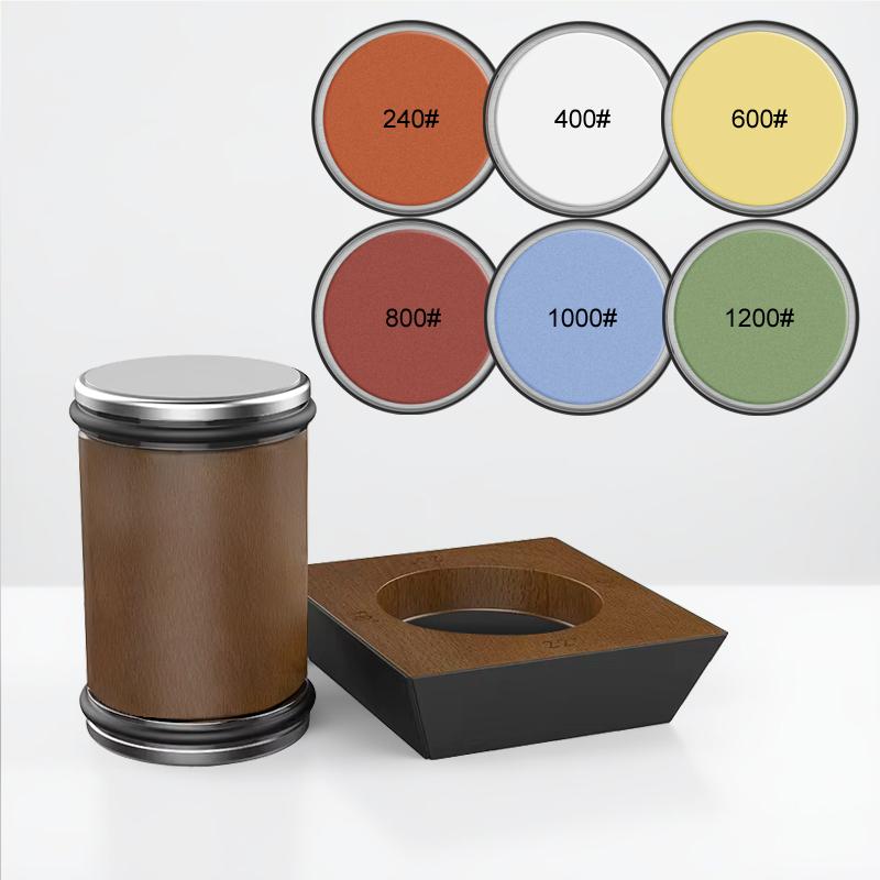 4-угловая роликовая точилка для ножей 15/18/20/22° Роликовые точилки Магнит Деревянная основа Набор алмазных точильных камней Система заточки для деревообработки