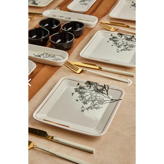 Dilek Ağacı 14 Parça 6 Kişilik Lüx Kahvaltı Takımı