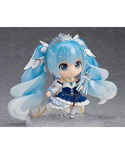 Nendoroid Character Vocal Series 01 Hatsune Miku Snow Miku Snow Princess окрашенная подвижная фигурка Ver. Немасштабируемый АБС и ПВХ