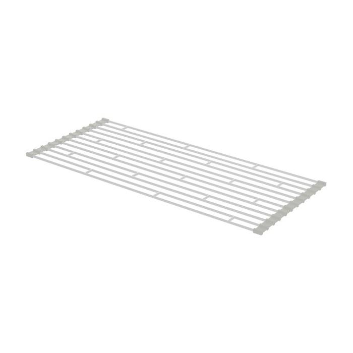 Yamazaki Folding Dish Drainer L White Approx. W26x D58 x H0.8cm Plate Rolls Slim for Storage 7846 Large