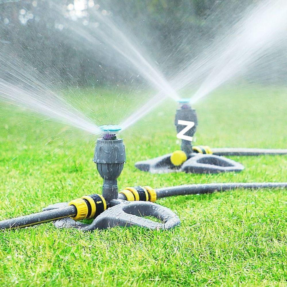 Plastic 360° Automatic Rotating Sprinkler Durable Water Sprayer For Greenhouse Nursery Flower