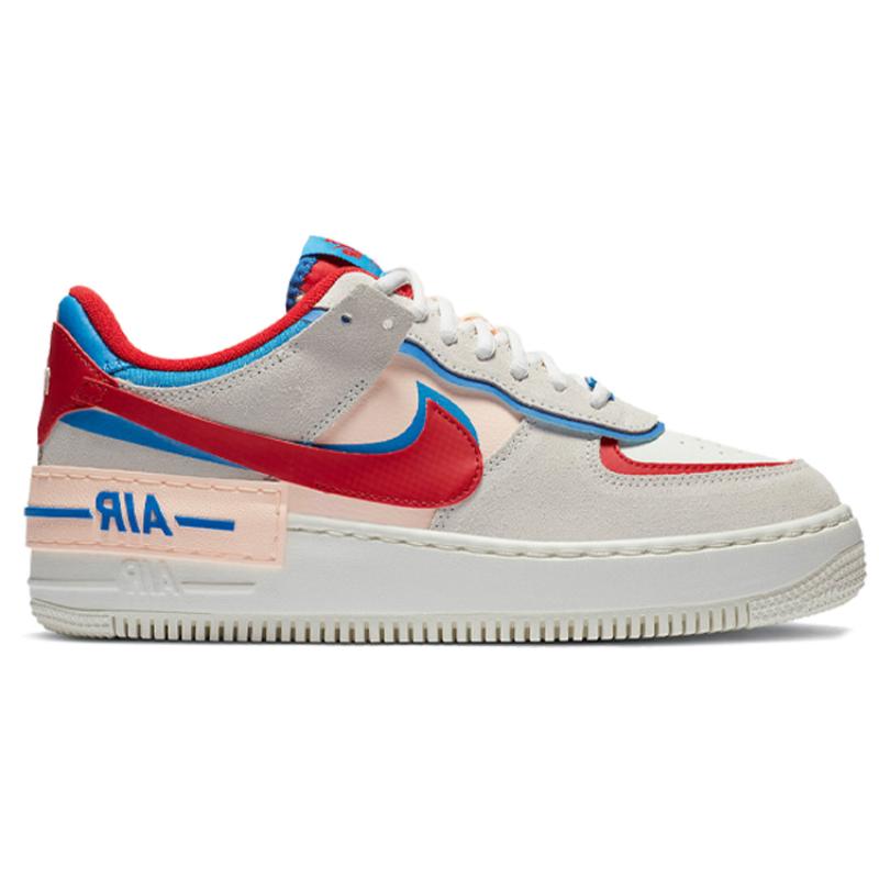 Nike Женские кроссовки Air Force 1 Shadow 'Sail Royal Red' CU8591-100